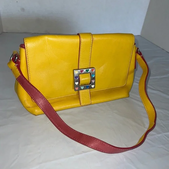 Dooney and bourke yellow satchel hotsell